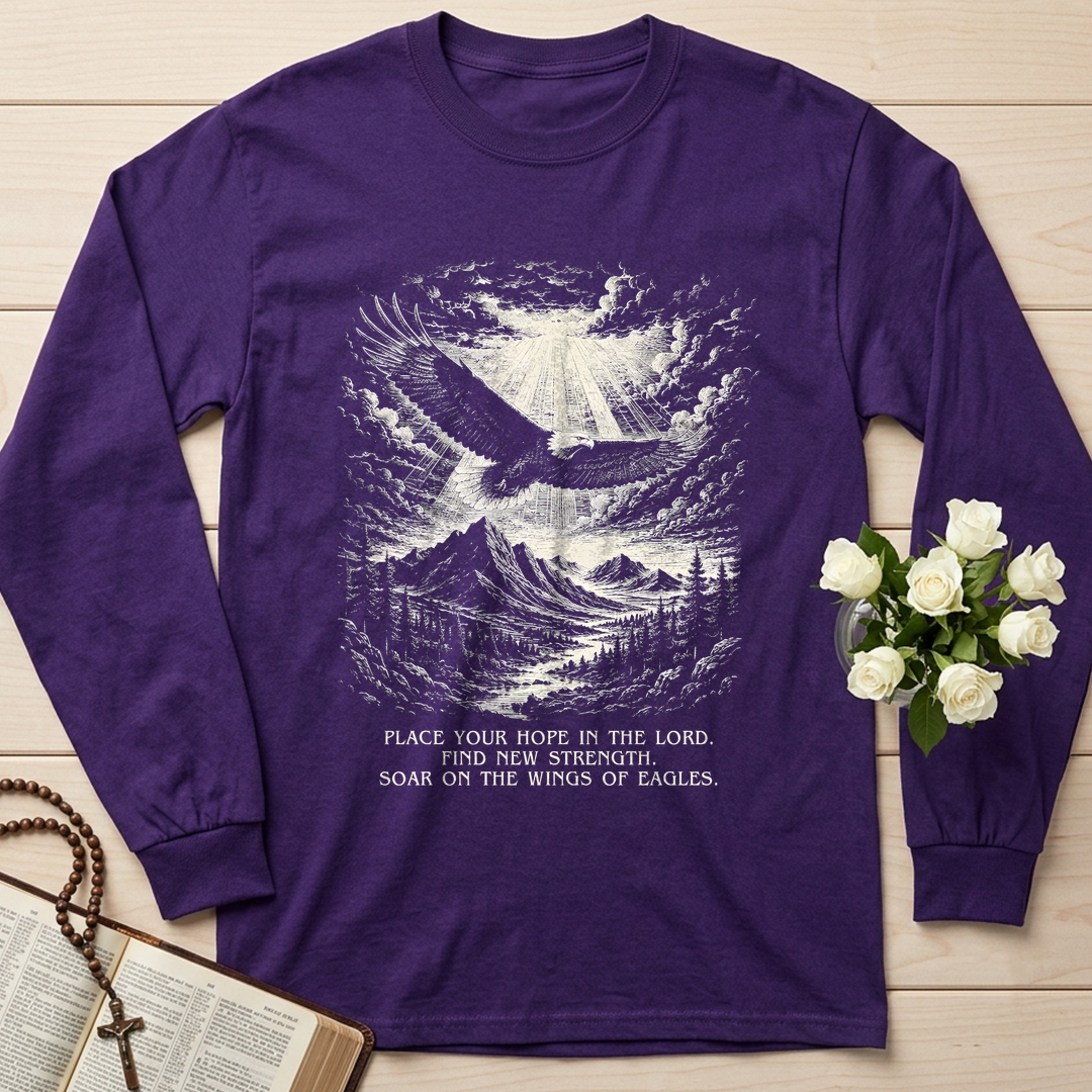 Place Your Hope In The Lord Find New Strength Soar On The Wings Of Eagles 01