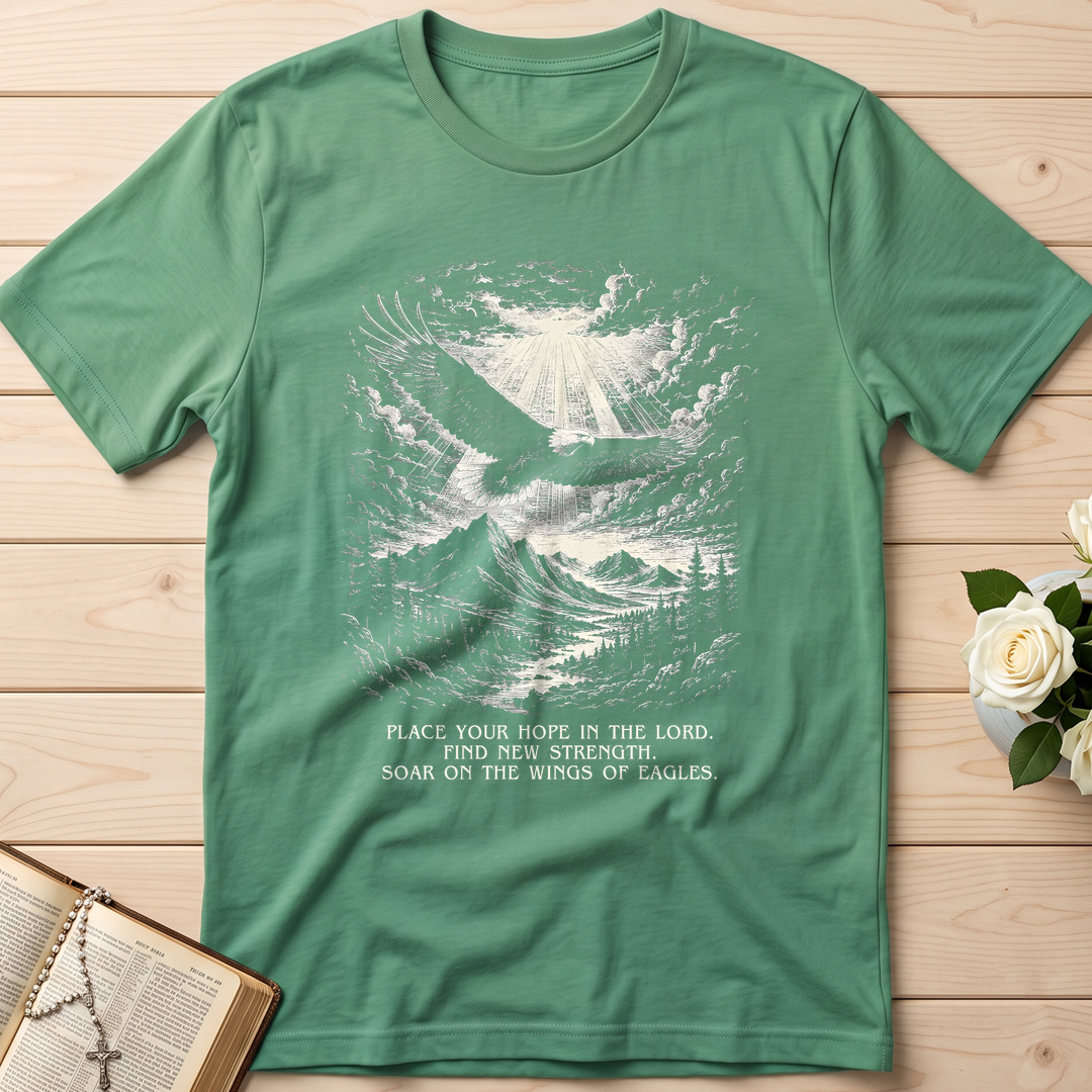 Place Your Hope In The Lord Find New Strength Soar On The Wings Of Eagles 01