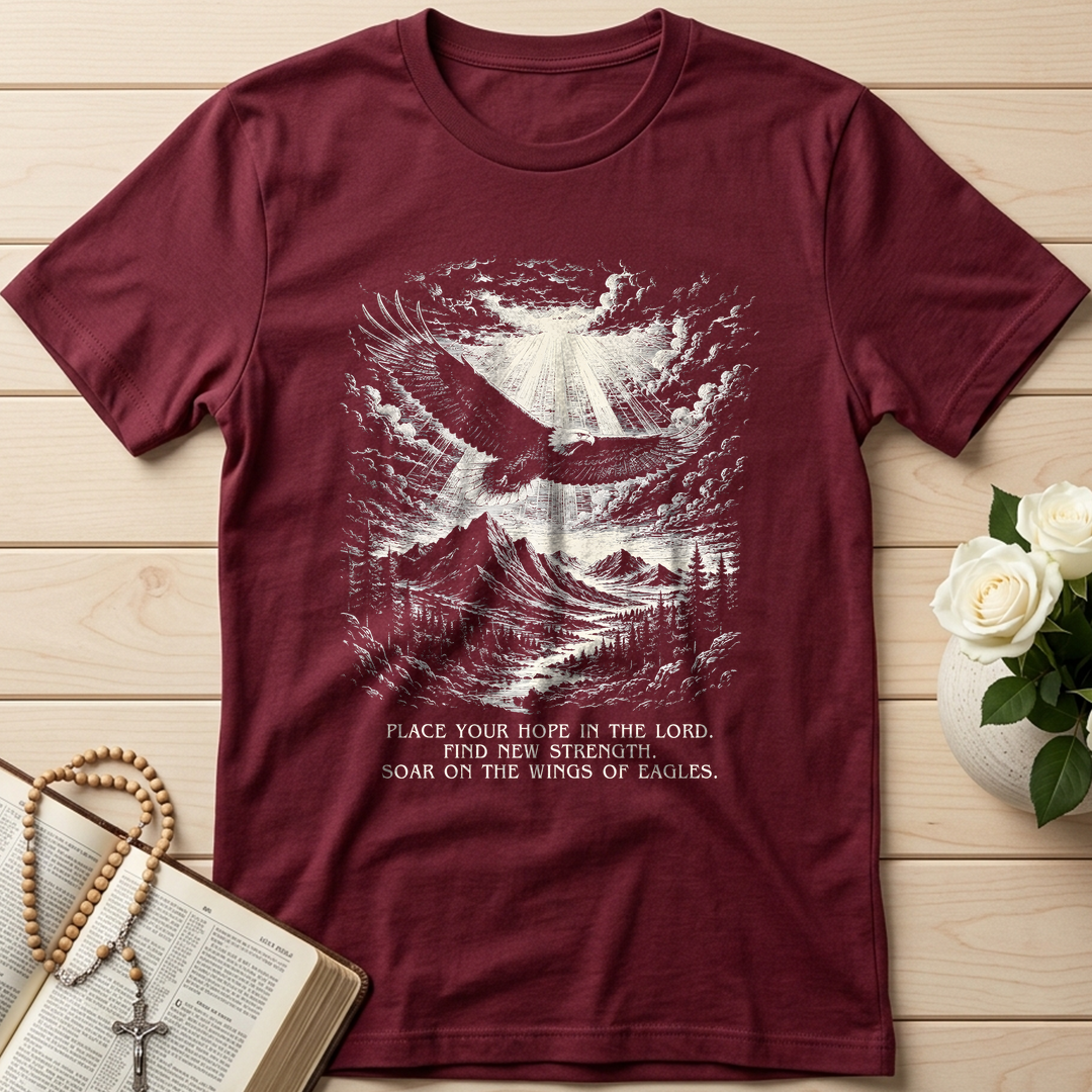 Place Your Hope In The Lord Find New Strength Soar On The Wings Of Eagles 01