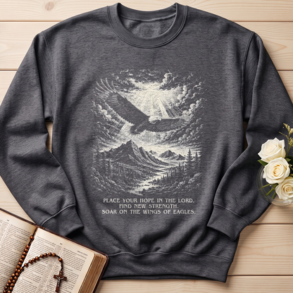 Place Your Hope In The Lord Find New Strength Soar On The Wings Of Eagles 01