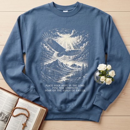Place Your Hope In The Lord Find New Strength Soar On The Wings Of Eagles 01
