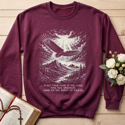 Place Your Hope In The Lord Find New Strength Soar On The Wings Of Eagles 01