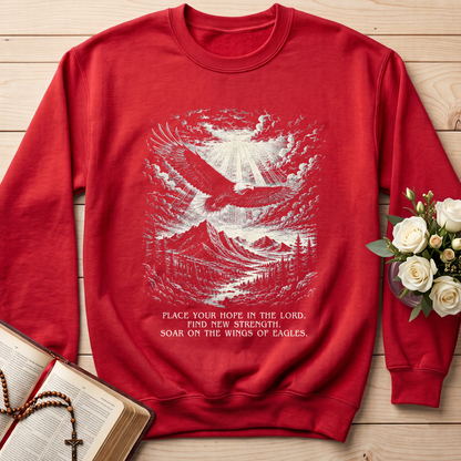 Place Your Hope In The Lord Find New Strength Soar On The Wings Of Eagles 01
