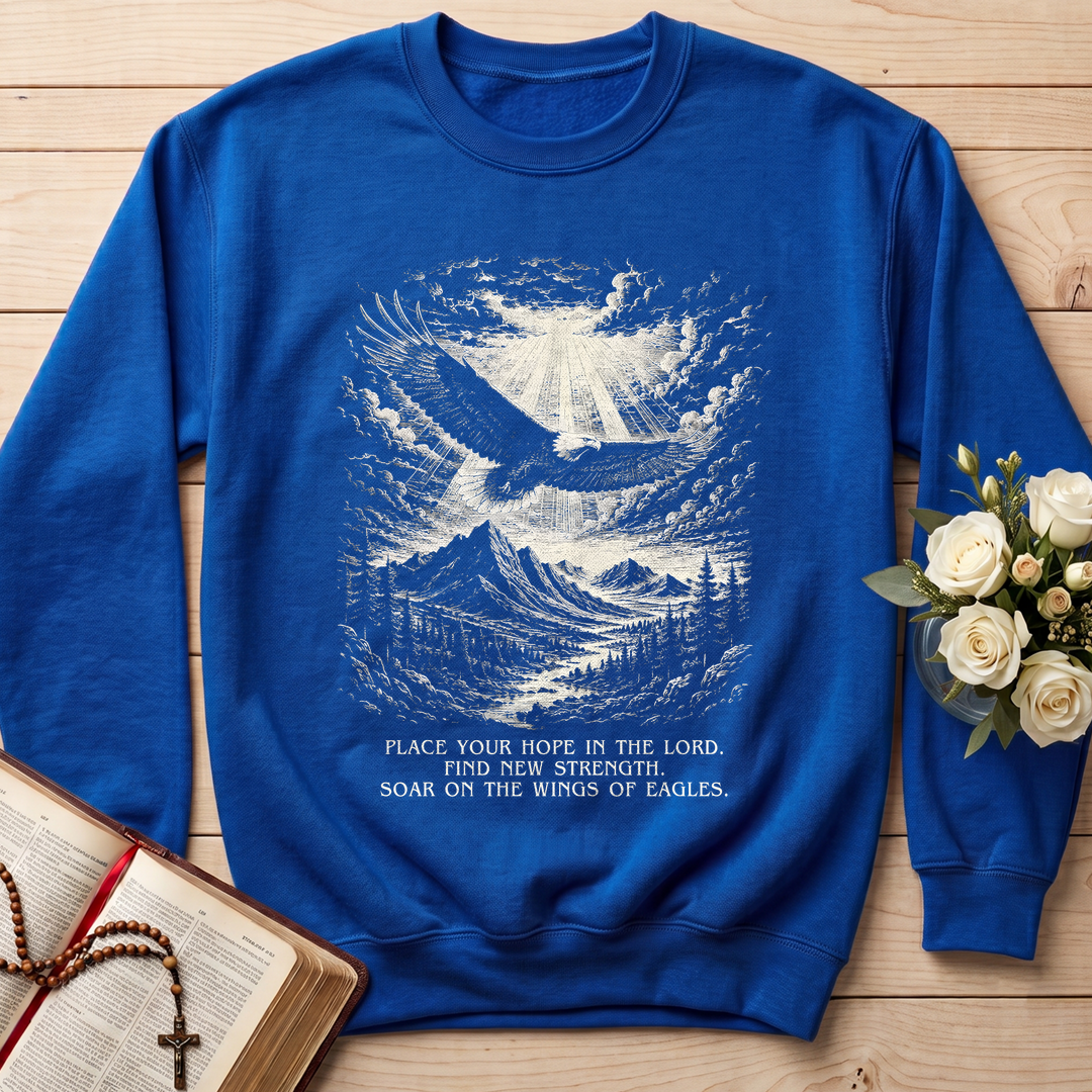 Place Your Hope In The Lord Find New Strength Soar On The Wings Of Eagles 01