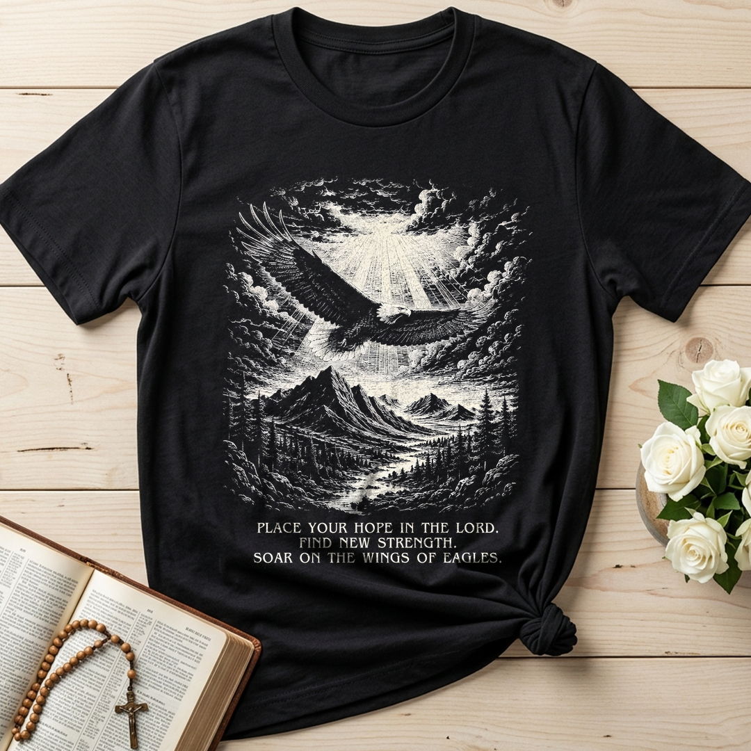 Place Your Hope In The Lord Find New Strength Soar On The Wings Of Eagles 01