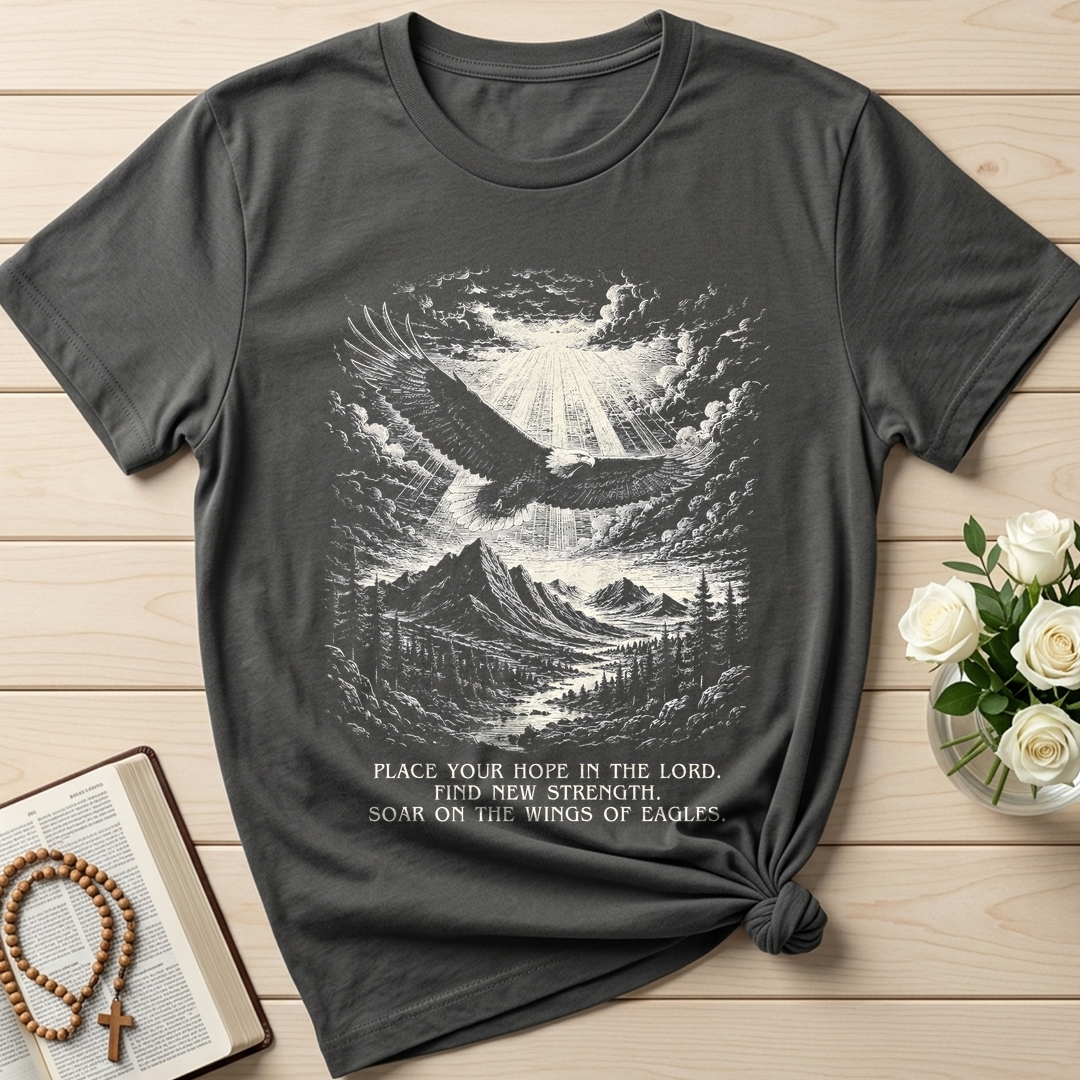 Place Your Hope In The Lord Find New Strength Soar On The Wings Of Eagles 01