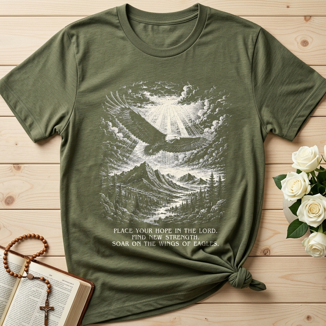 Place Your Hope In The Lord Find New Strength Soar On The Wings Of Eagles 01
