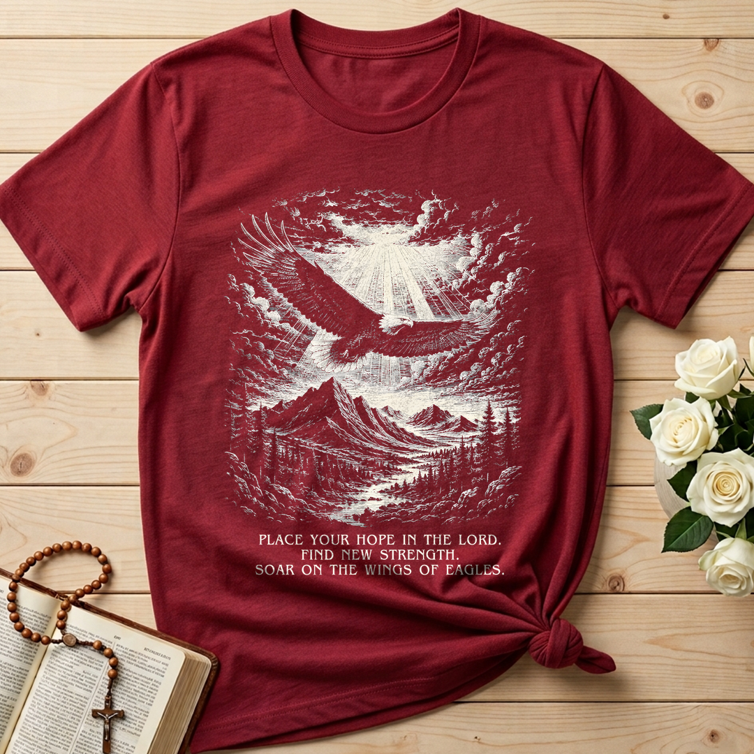 Place Your Hope In The Lord Find New Strength Soar On The Wings Of Eagles 01