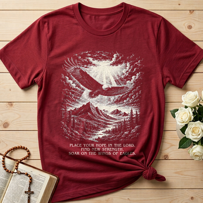 Place Your Hope In The Lord Find New Strength Soar On The Wings Of Eagles 01