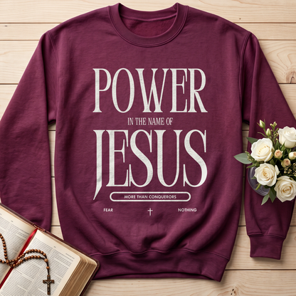 Power In The Name Of Jesus More Than Conquerors Fear Nothing 01