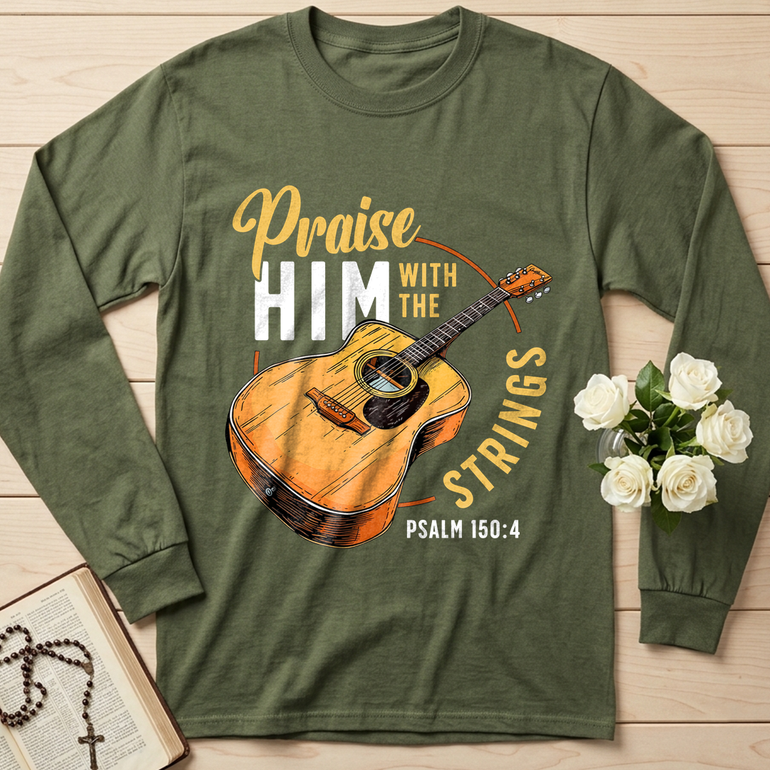 Praise Him With The Strings Psalm 150.4 01