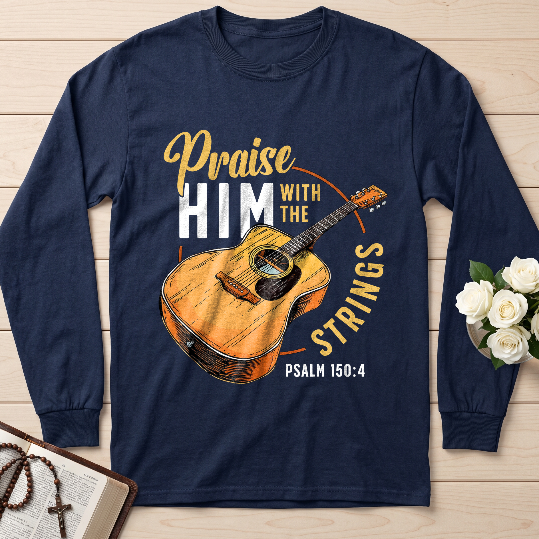 Praise Him With The Strings Psalm 150.4 01