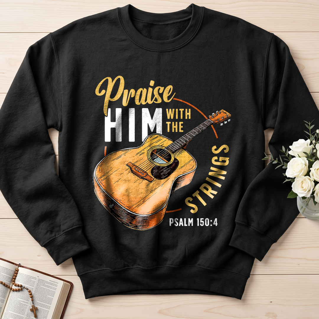 Praise Him With The Strings Psalm 150.4 01