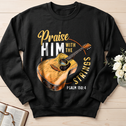 Praise Him With The Strings Psalm 150.4 01