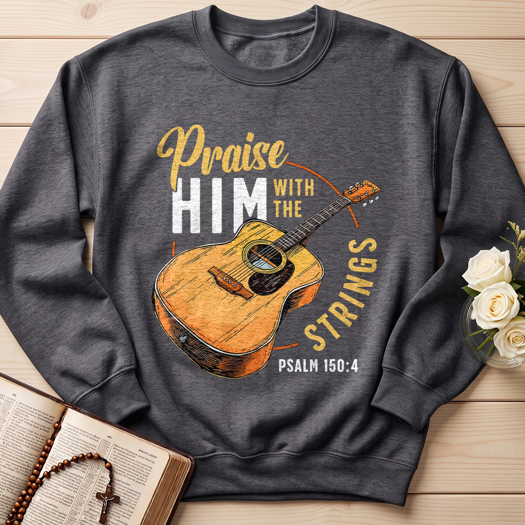 Praise Him With The Strings Psalm 150.4 01