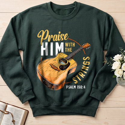Praise Him With The Strings Psalm 150.4 01