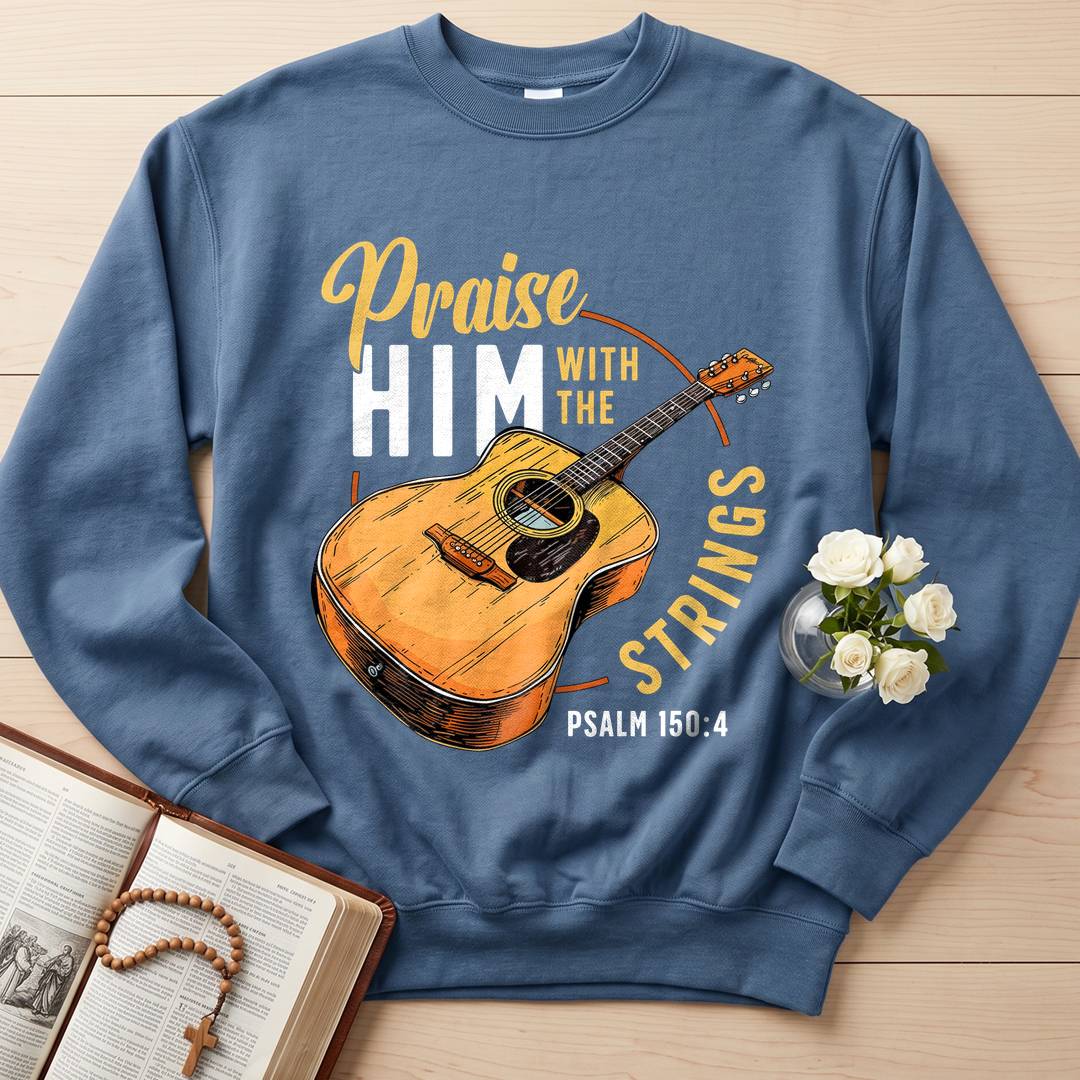 Praise Him With The Strings Psalm 150.4 01