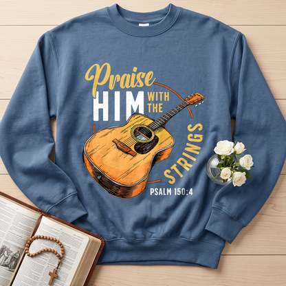 Praise Him With The Strings Psalm 150.4 01