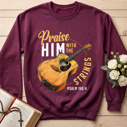 Praise Him With The Strings Psalm 150.4 01