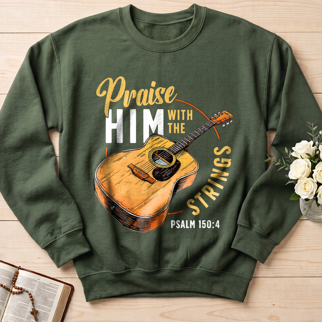 Praise Him With The Strings Psalm 150.4 01