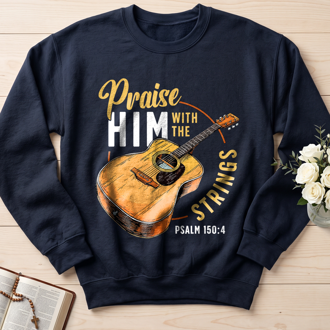 Praise Him With The Strings Psalm 150.4 01