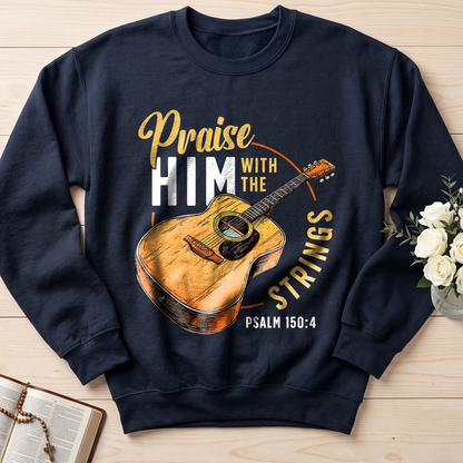 Praise Him With The Strings Psalm 150.4 01