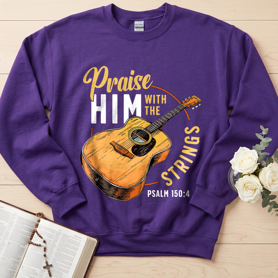 Praise Him With The Strings Psalm 150.4 01