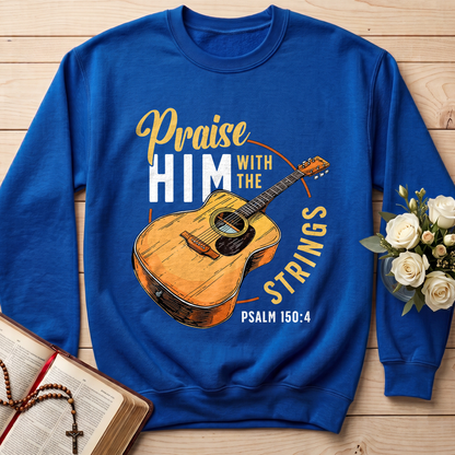 Praise Him With The Strings Psalm 150.4 01