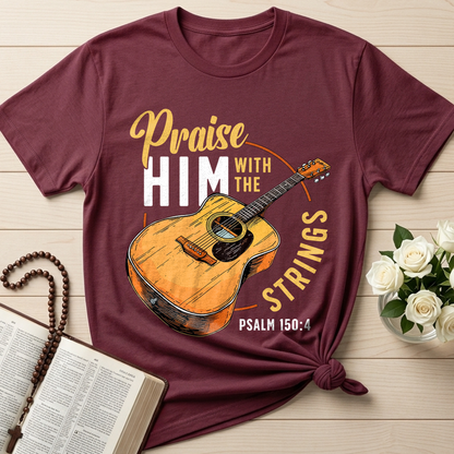 Praise Him With The Strings Psalm 150.4 01