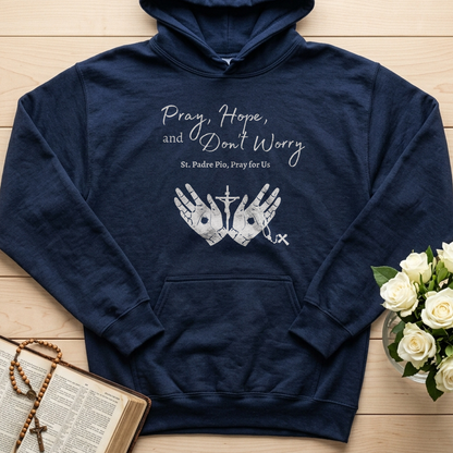 Pray Hope And Don't Worry St Padre Pio Pray For Us 01