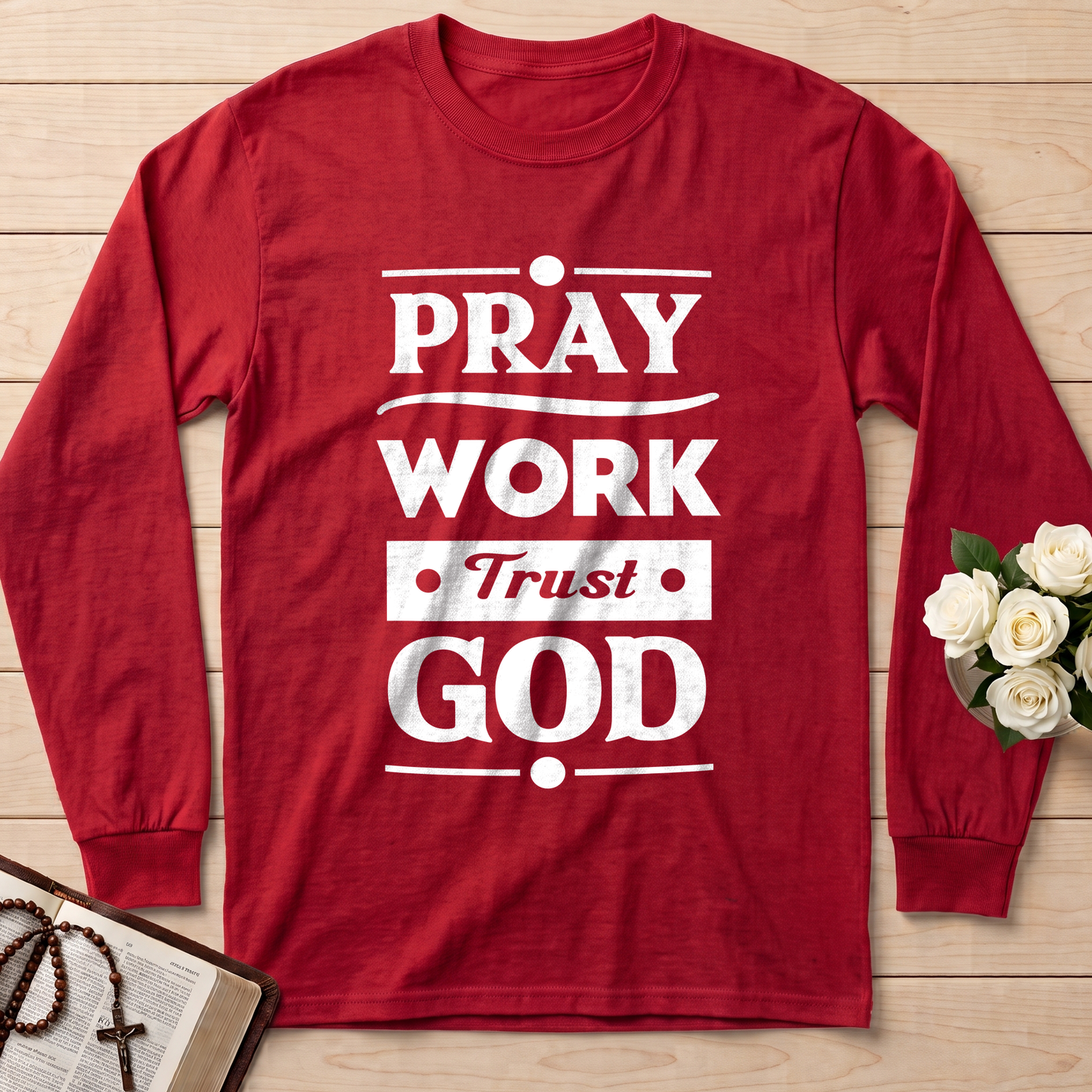 Pray Work Trust God 01