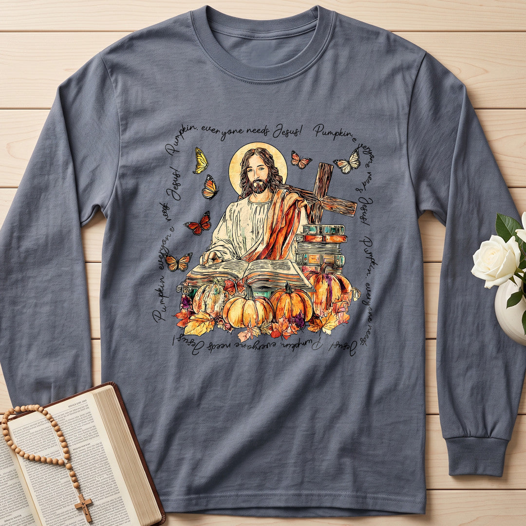 Pumpkin Everyone Needs Jesus 01
