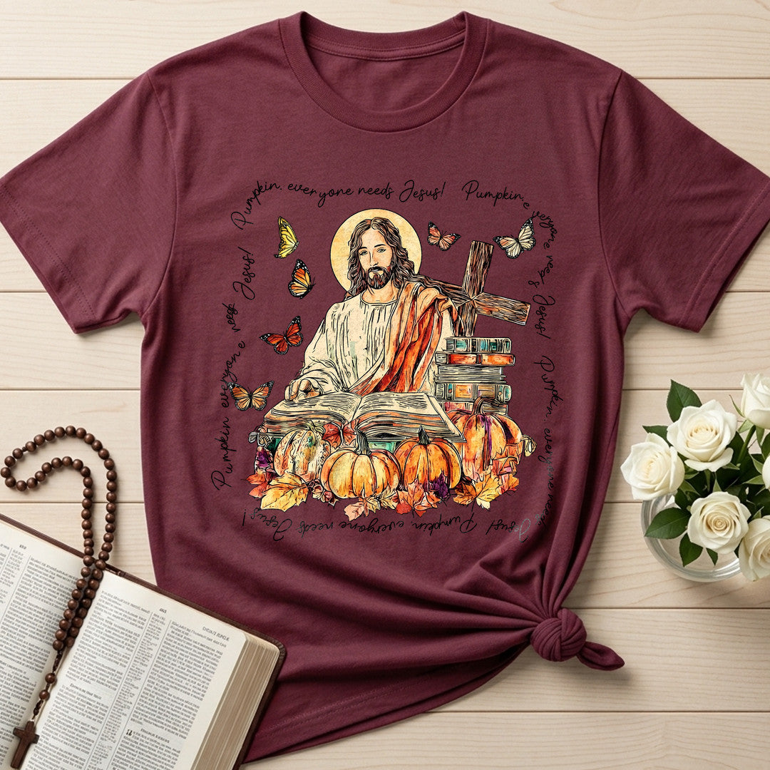 Pumpkin Everyone Needs Jesus 01