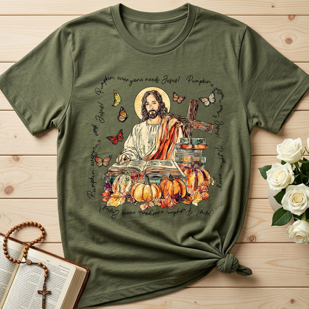 Pumpkin Everyone Needs Jesus 01