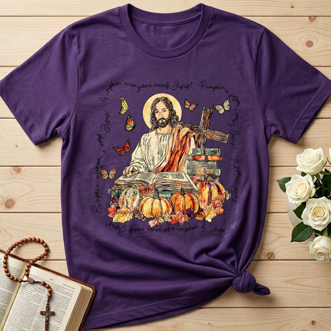 Pumpkin Everyone Needs Jesus 01