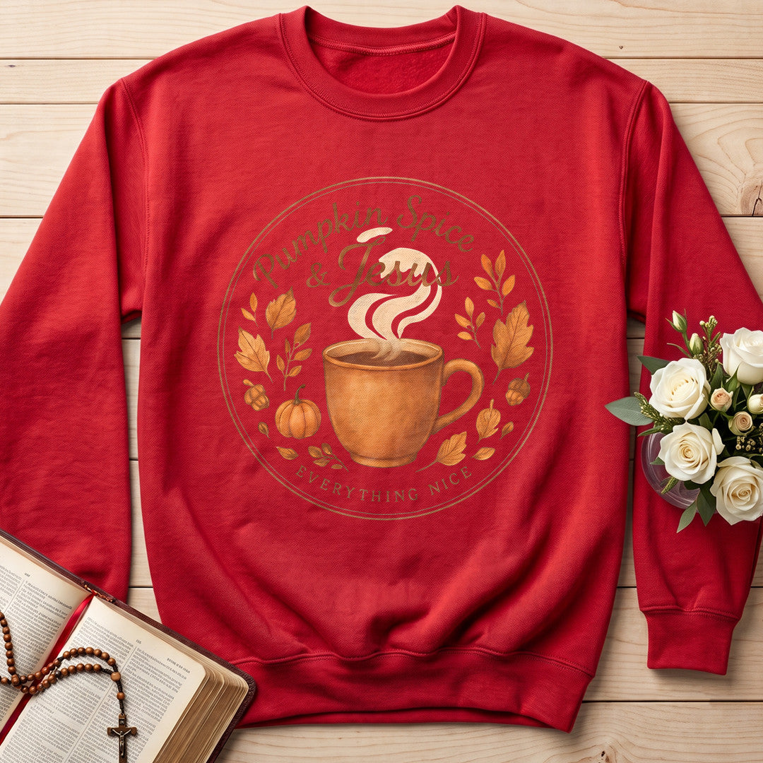 Pumpkin Spice And Jesus Everything Nice 01