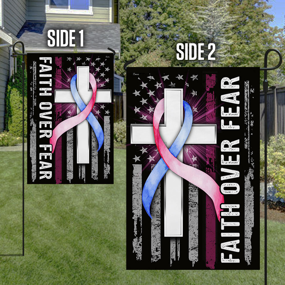 SIDS Flag Faith Over Fear Sudden Infant Death Syndrome Flag