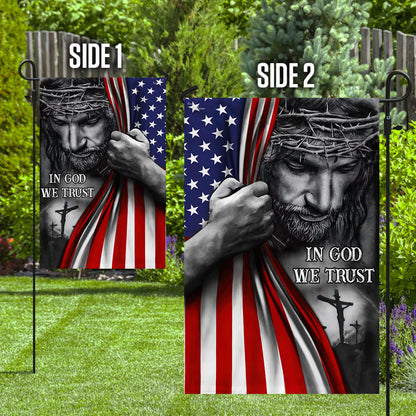 Jesus Flag In God We Trust Jesus Flag TRL06Fv8