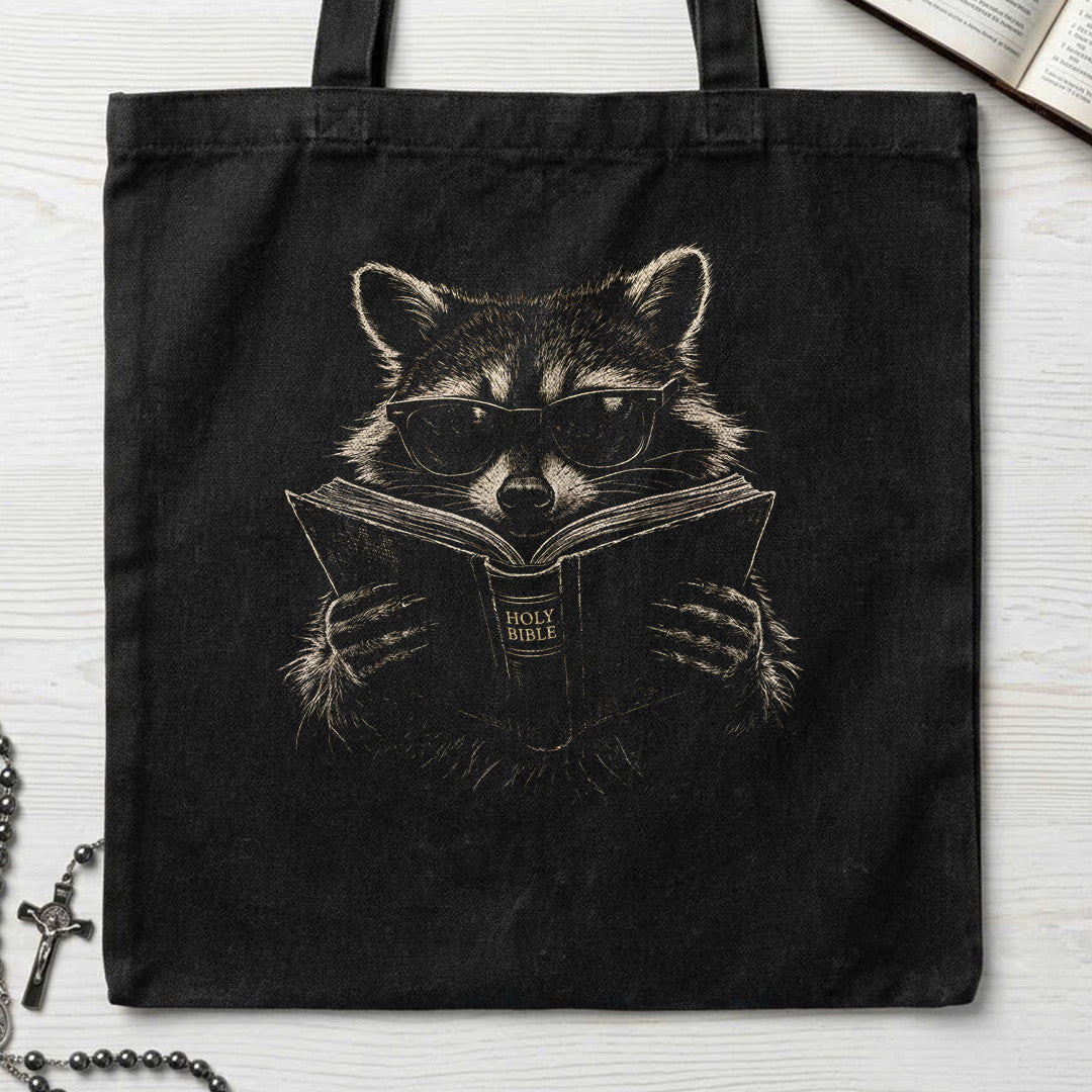 Raccoon Bookish 01