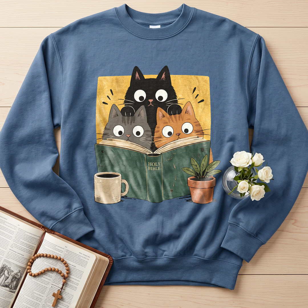 Reading Cats 01