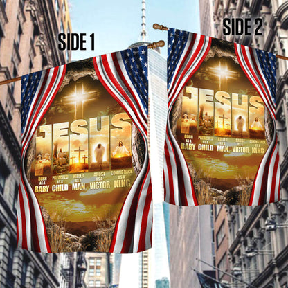 Jesus Flag Coming Back As A King