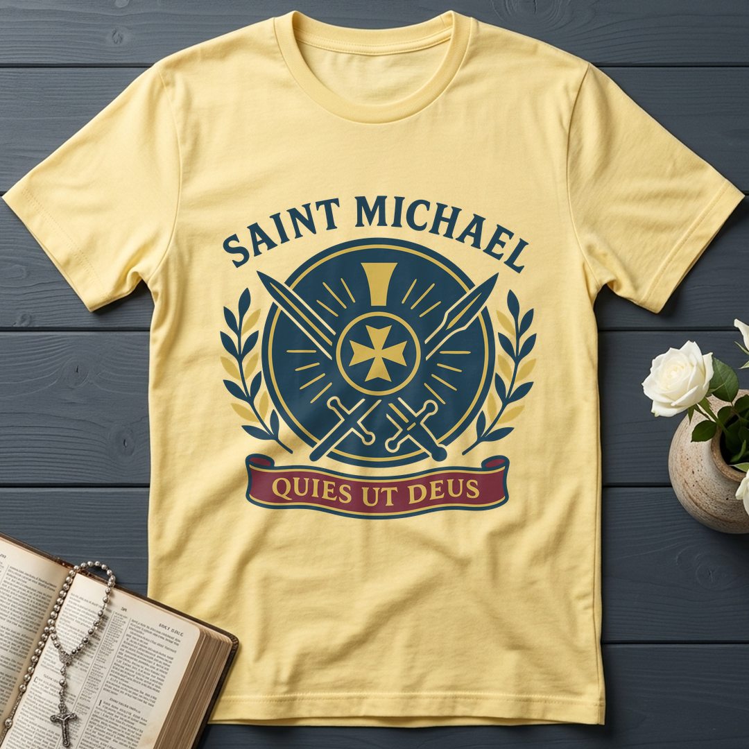 Saint Michael Quies Ut Deus 01