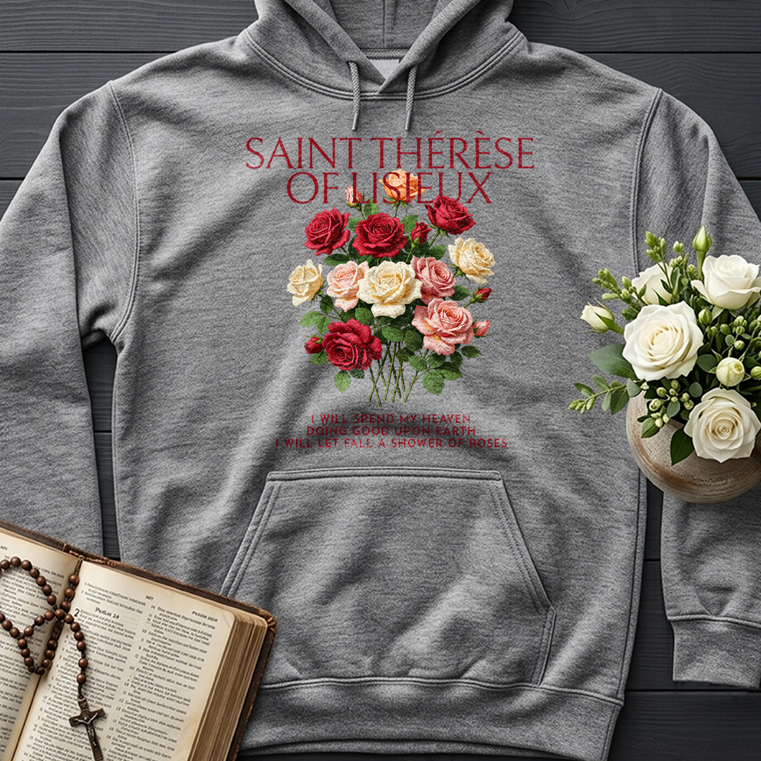Saint Thérèse Of Lisieux I Will Spend My Heaven Doing Good Upon Earth I Will Let Fall A Shower Of Roses 01