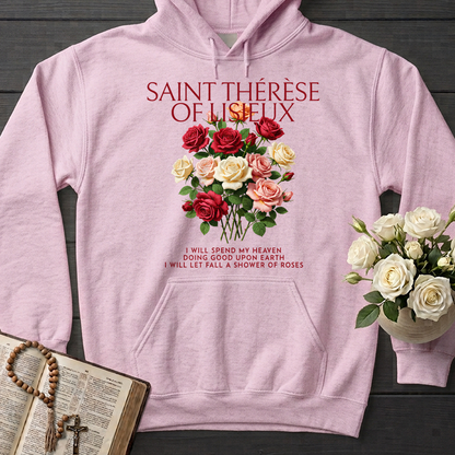 Saint Thérèse Of Lisieux I Will Spend My Heaven Doing Good Upon Earth I Will Let Fall A Shower Of Roses 01