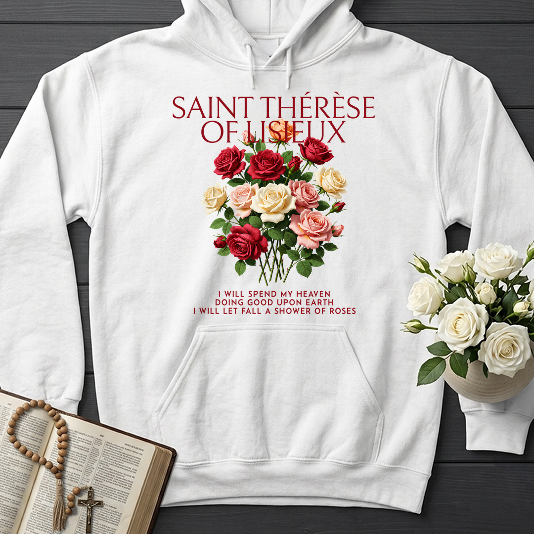 Saint Thérèse Of Lisieux I Will Spend My Heaven Doing Good Upon Earth I Will Let Fall A Shower Of Roses 01