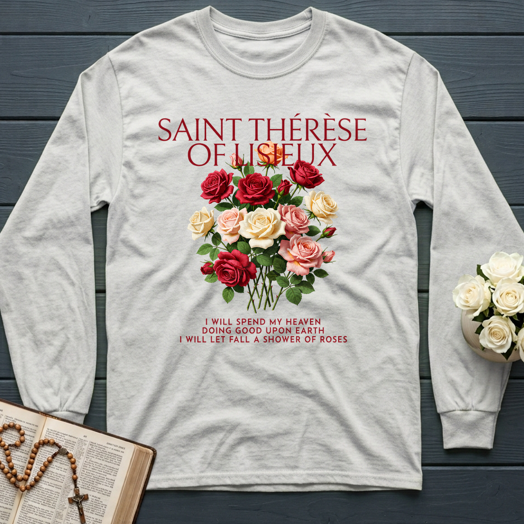 Saint Thérèse Of Lisieux I Will Spend My Heaven Doing Good Upon Earth I Will Let Fall A Shower Of Roses 01