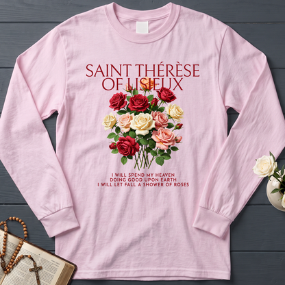 Saint Thérèse Of Lisieux I Will Spend My Heaven Doing Good Upon Earth I Will Let Fall A Shower Of Roses 01