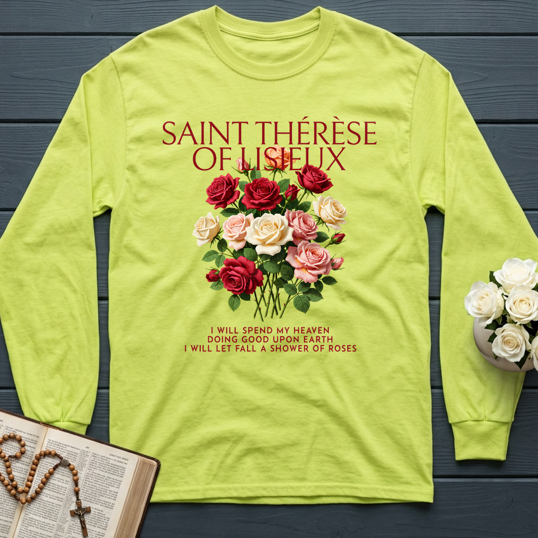 Saint Thérèse Of Lisieux I Will Spend My Heaven Doing Good Upon Earth I Will Let Fall A Shower Of Roses 01