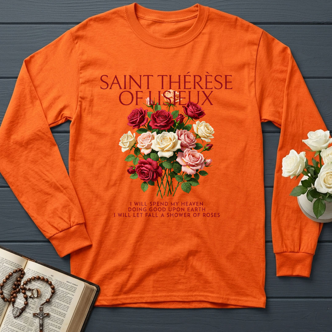Saint Thérèse Of Lisieux I Will Spend My Heaven Doing Good Upon Earth I Will Let Fall A Shower Of Roses 01