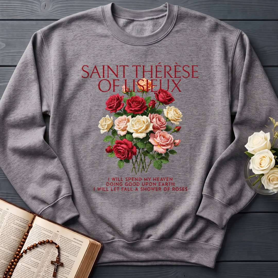 Saint Thérèse Of Lisieux I Will Spend My Heaven Doing Good Upon Earth I Will Let Fall A Shower Of Roses 01